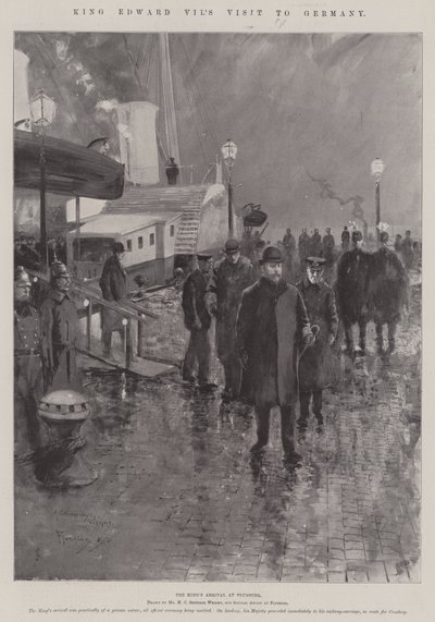 La visita di Re Edoardo VII in Germania da Henry Charles Seppings Wright